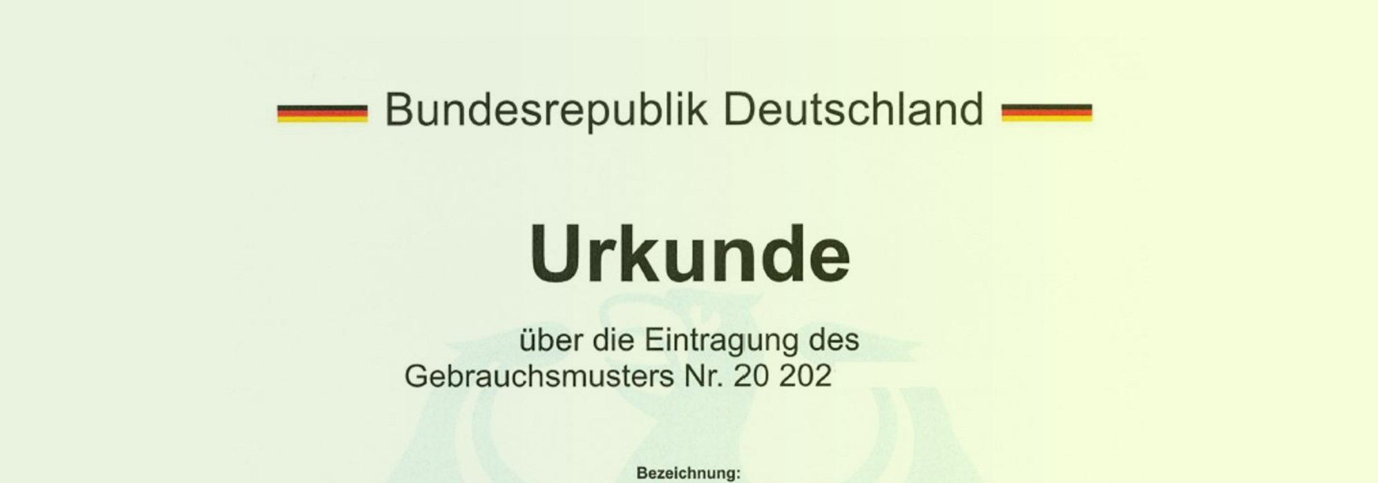 German Utility Model Certificate